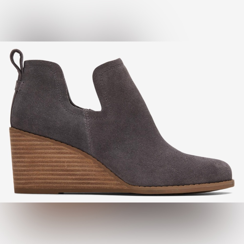 Toms Kallie Wedge Bootie Size 8